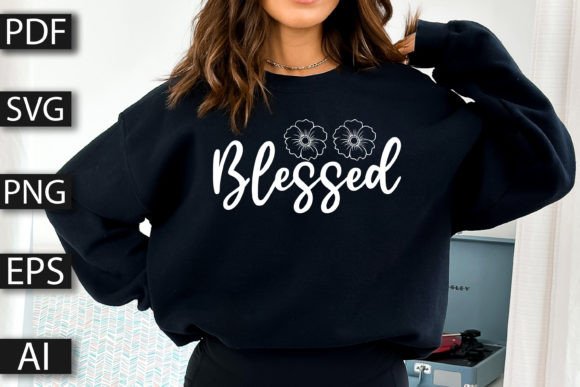 Blessed T-Shirt Design for Creative Projects