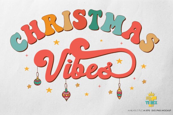 Christmas Vibes T-shirt Design