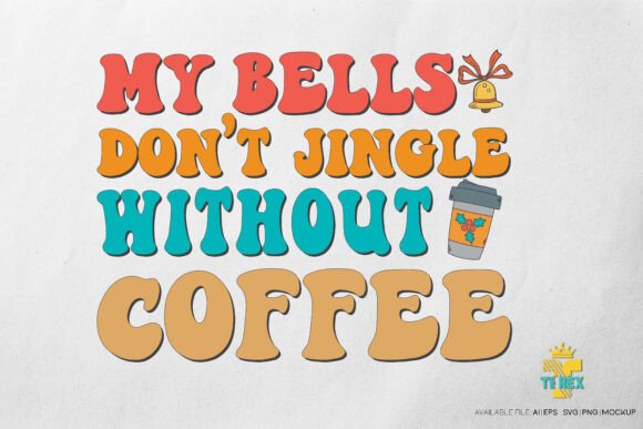 Coffee Christmas T-shirt Design for T-Shirt Designs