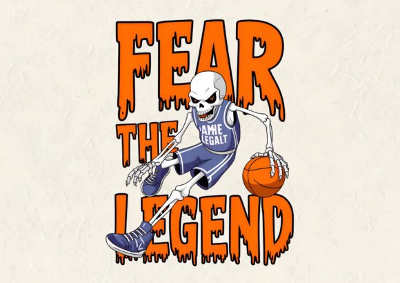Fear the Legend T-Shirt Design and T-Shirt Designs
