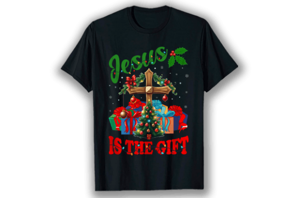 Joyful Festive Christmas T-Shirt Design