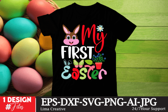 My First Easter T-Shirt Design