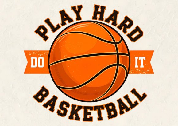 Play Hard Basketball T Shirt Design
