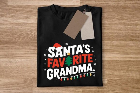 Santa’s Favorite Grandma Christmas SVG