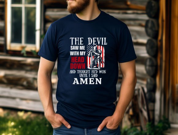 The Devil Saw Me with My Head Down Png T-Shirt Designs